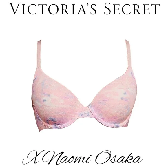 Victoria's Secret X Naomi Osaka Collab Matching Bra 36B & Panty M NWT - Picture 2 of 14